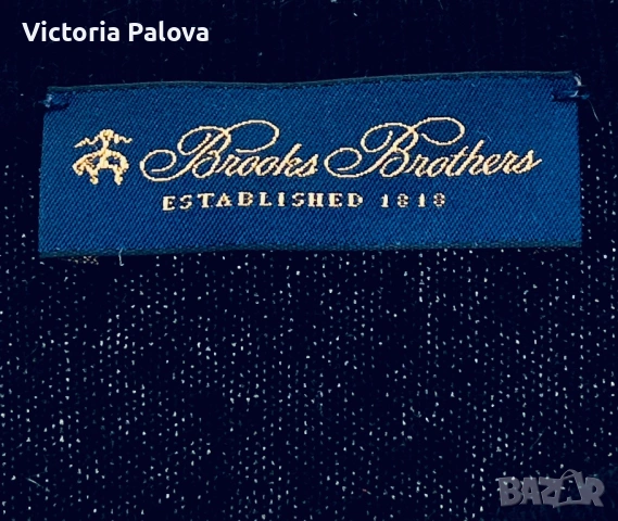 Brooks Brothers черен пуловер 100% скъп кашмир унисекс, снимка 7 - Пуловери - 53930050