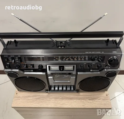 🔈Ретро колекционерски радиокасетофон AIWA TRP-950 - Boombox - профилактиран🔈, снимка 7 - Радиокасетофони, транзистори - 56023265