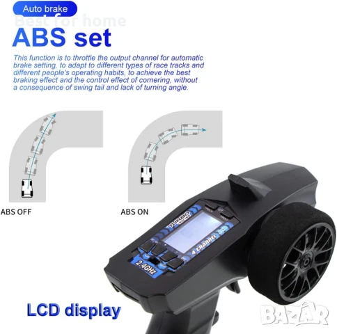  Дистанционно управление и приемник с LCD дисплей  за RC кола и лодка (91803-C), снимка 5 - Друга електроника - 50504776