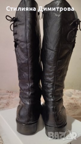 Ботуши 36 номер естествена кожа (23 см), снимка 2 - Дамски ботуши - 39030953