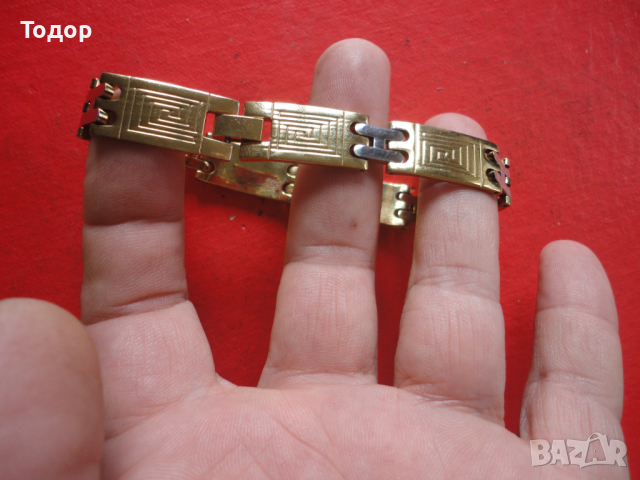 Невероятна позлатена гривна , снимка 8 - Гривни - 44733886