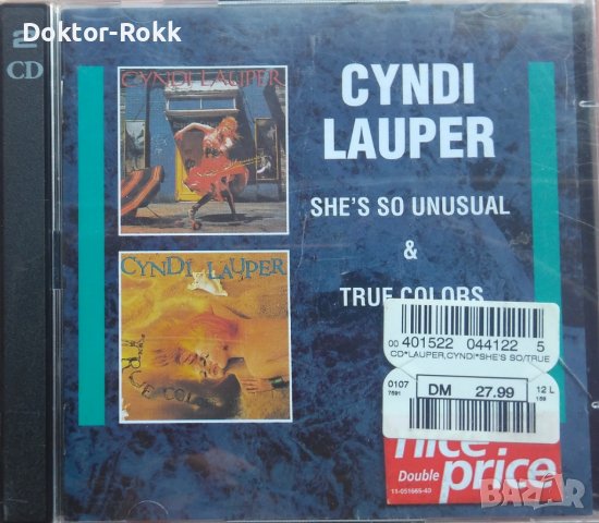 Cyndi Lauper – She's So Unusual & True Colors (1994, 2 - CD) 