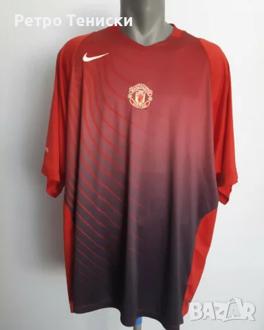 Тениска Manchester United — Тренировъчен Nike — Мъже размер XXL Червено