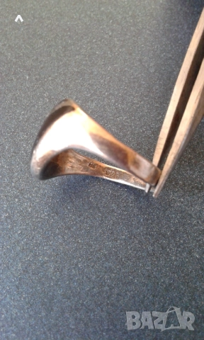 Сребърен пръстен с оникс, снимка 5 - Пръстени - 52351742