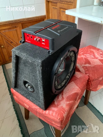 Бас каса 10 инча Pioneer с усилвател, снимка 3 - Аксесоари и консумативи - 53945658