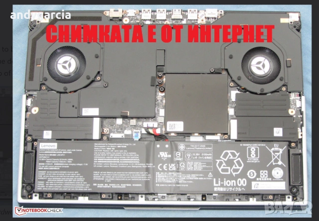 NVIDIA RTX 3080 16GB GDDR6/Intel Core i7-11800H/16GB RAM/1TB SSD/16 WQXGA 165Hz IPS/Lenovo Legion 7, снимка 7 - Лаптопи за игри - 54236623