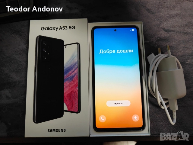 Като нов с аксесоари Samsung Galaxy A53 128GB