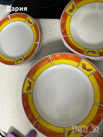 Чинии 24, 20.5 и 19.5 см , по 5 Броя