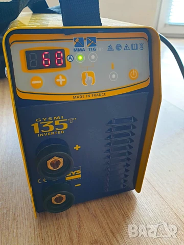 Инверторен електрожен GYS Gysmi 135T (MMA/TIG) + аксесоари, снимка 5 - Други инструменти - 51218249