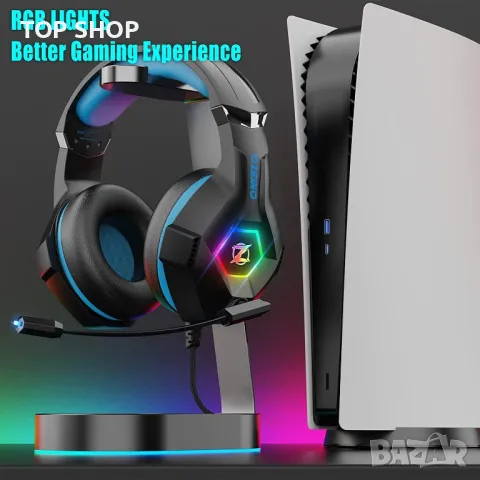 Геймърски слушалки Ozeino GM 6 за PS4 PS5 PC Xbox One, снимка 6 - Аксесоари - 48494711