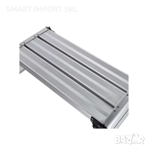 Индустриална сгъваема алуминиева стълба KMH0604, 38 см, снимка 5 - Железария - 52005983