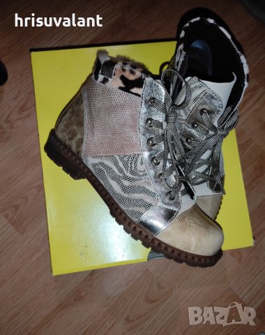 Боти естествена кожа на Габина, снимка 1