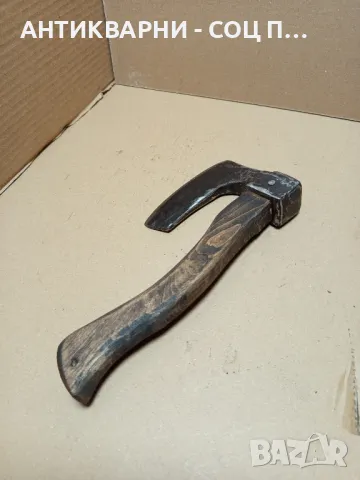 Стара Ръчно Кована Ловно Рибарска Брадвичка Номер 3. Тегло 0.650кг., снимка 3 - Антикварни и старинни предмети - 50436395