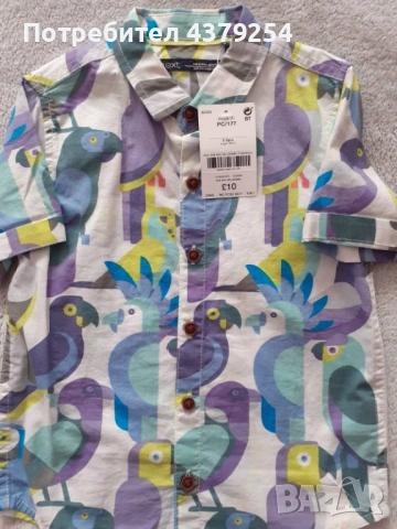 Нова детска риза Некст ( NEXT ) - размер 2-3 години, снимка 3 - Детски Блузи и туники - 54253938