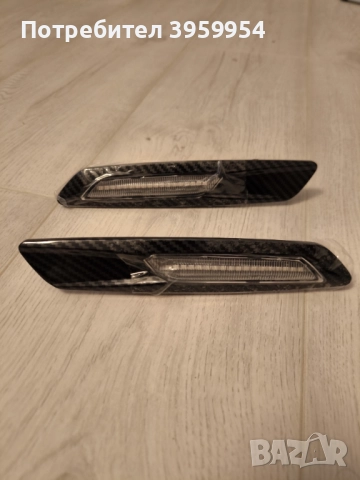 Карбонови странични мигачи бмв ф10/11