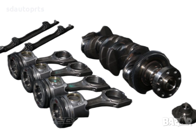 B47D20B 500км BMW Двигател к-т Цилиндрова глава Вал клапани 320d 520d, снимка 4 - Части - 51847995