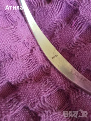 часовник сребърен гривна, снимка 8 - Дамски - 47490121