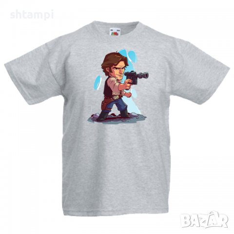 Детска тениска Star Wars Han Solo Star Wars,Игра,Изненада,Подарък,, снимка 5 - Детски Блузи и туники - 36666992