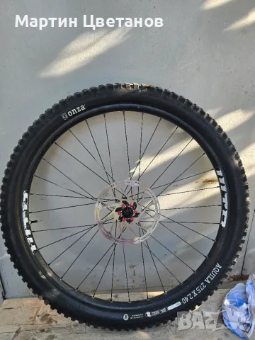 Предна капла WTB 27.5 с главина NOVATEC, снимка 2 - Части за велосипеди - 56260419