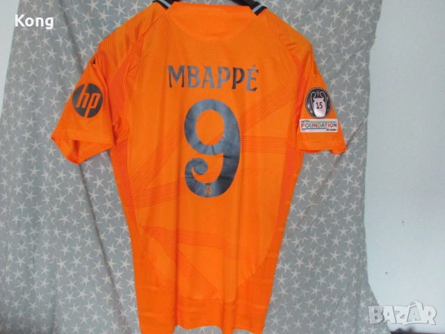 Адидас фланелка Real Madrid Реал Мадрид Adidas Mbappe футболна тениска Denmark Aalborg BK Дания , снимка 2 - Футбол - 54281417