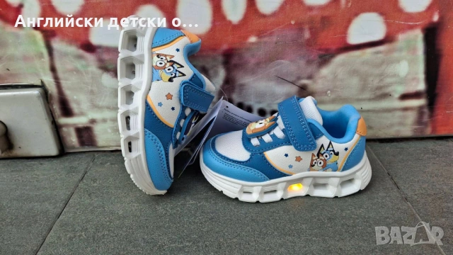 Английски детски светещи маратонки с Bluey на George, снимка 2 - Детски маратонки - 54196754