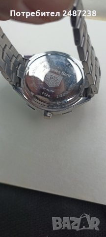 Луксозен часовник с логото на Мерцедес, снимка 4 - Мъжки - 44239224