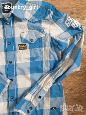 g-star stockton piping tetris shirt - страхотна мъжка риза, снимка 4 - Ризи - 29257791