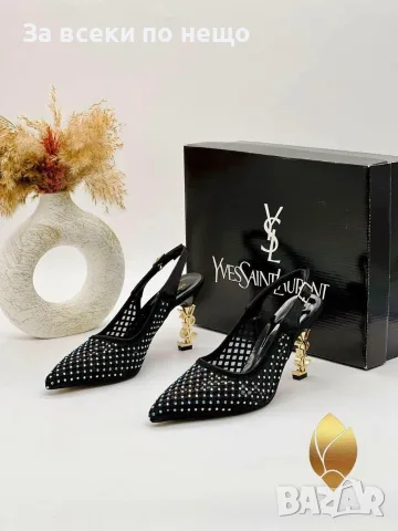 Yves Saint Laurent Дамски Сандали На Ток - Различни Цветове Код SEM-292, снимка 6 - Сандали - 55782931