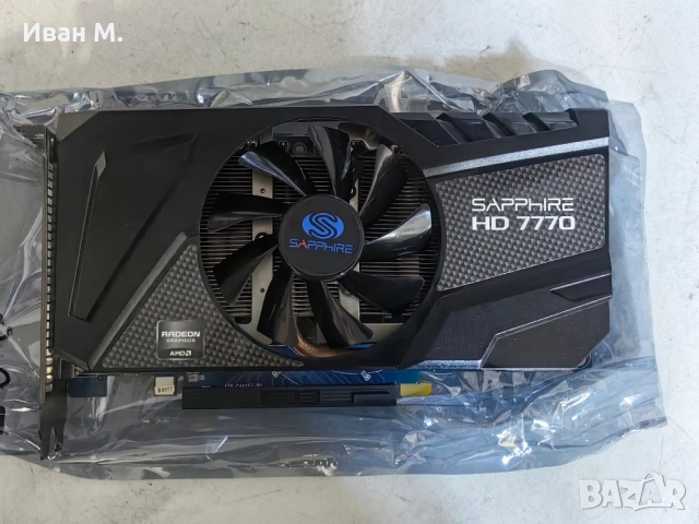Видеокарта AMD RADEON SAPPHIRE 7770 , снимка 2 - Видеокарти - 52421004