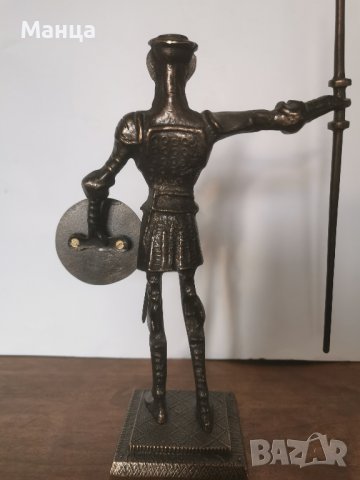 Бронзова статуя на Дон Кихот, снимка 5 - Антикварни и старинни предмети - 31620803
