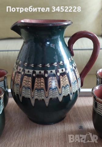Сервиз керамика ретро за ценители , снимка 6 - Други ценни предмети - 54174307