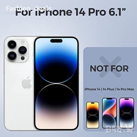 Нов прозрачен силиконов защитен калъф кейс за iPhone 14 Pro 6.1 инча Айфон, снимка 2 - Калъфи, кейсове - 40428797