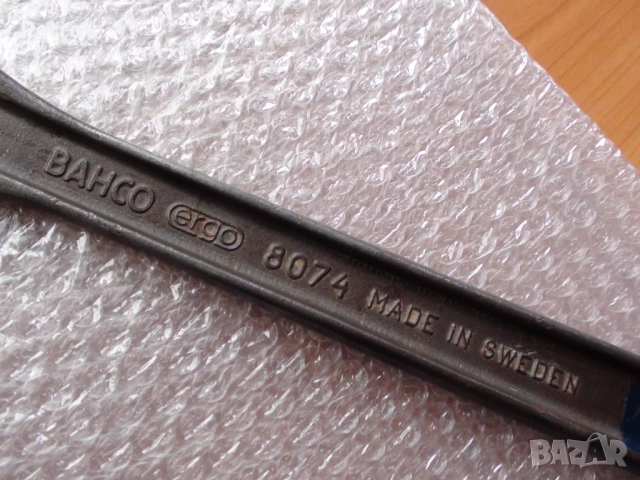 BAHCO ergo 8074 - MADE IN SWEDEN - 375 mm-15" - ORIGINAL BAHCO - ПРОФЕСИОНАЛЕН Раздвижен Ключ !!!!!!, снимка 4 - Ключове - 52251525
