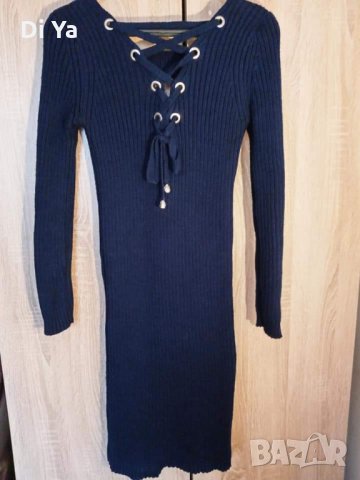 Плетена рокля рипс