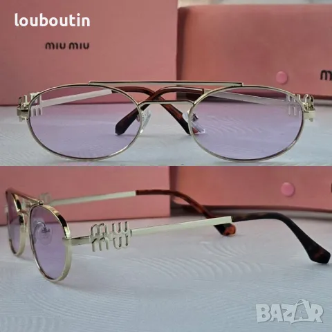 Miu 2024 дамски слънчеви очила елипса, снимка 4 - Слънчеви и диоптрични очила - 38152005