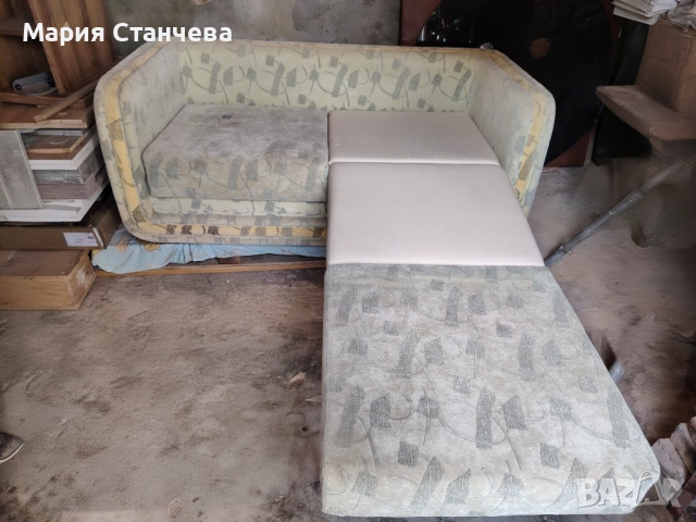 Продавам двойка диван с функцията сън, снимка 4 - Дивани и мека мебел - 52132277
