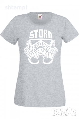 Дамска Тениска Storm trooper,Изненада,Повод,Подарък,Празник, снимка 1 - Тениски - 37639339