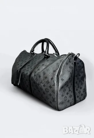Черен кожен сак на Louis Vuitton , снимка 2 - Сакове - 56156671