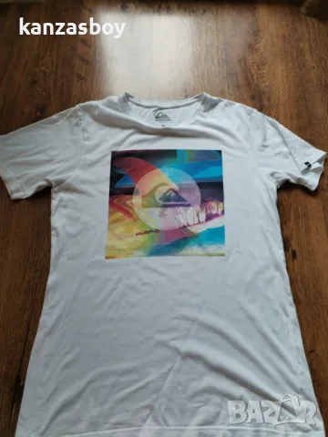 quiksilver - страхотна мъжка тениска S, снимка 4 - Тениски - 50058878