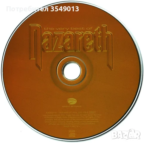 CD / ЦД компакт дискове - NAZARETH, снимка 15 - CD дискове - 54102842