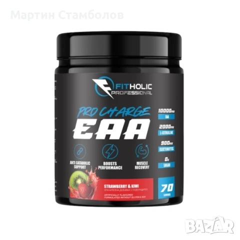 Fitholic Professional Pro Charge EAA Essential Amino Acids | 1120 грама , снимка 3 - Хранителни добавки - 53124379