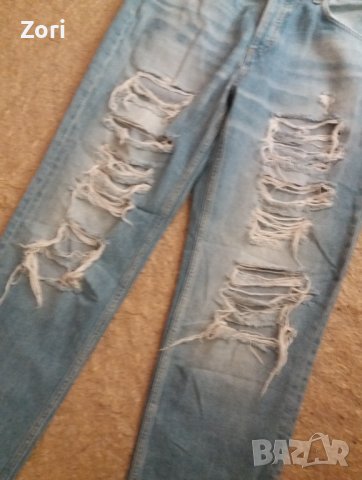 СТРАХОТНИ накъсани дамски дънки бойфренд, снимка 2 - Дънки - 40045378