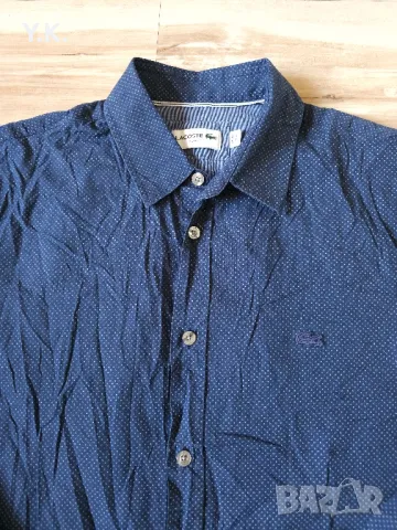 Оригинална мъжка риза Lacoste, снимка 4 - Ризи - 47328479
