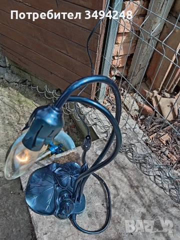 Винтидж лампа, снимка 2 - Настолни лампи - 53363729