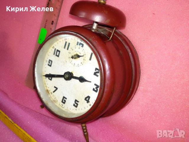 FOREIGN Стар АНГЛИЙСКИ КОЛЕКЦИОНЕРСКИ МЕХАНИЧЕН БУДИЛНИК РЕТРО МОДЕЛ 43632, снимка 13 - Антикварни и старинни предмети - 44465951