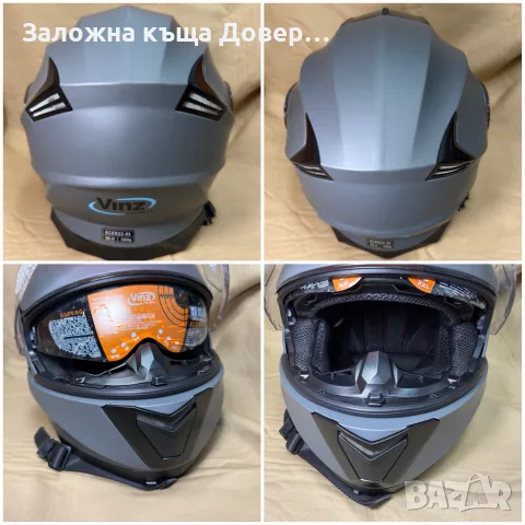 Каска шлем мотор XXL 61 ATV чисто нова kaska kasca motor, снимка 4 - Спортна екипировка - 56226667
