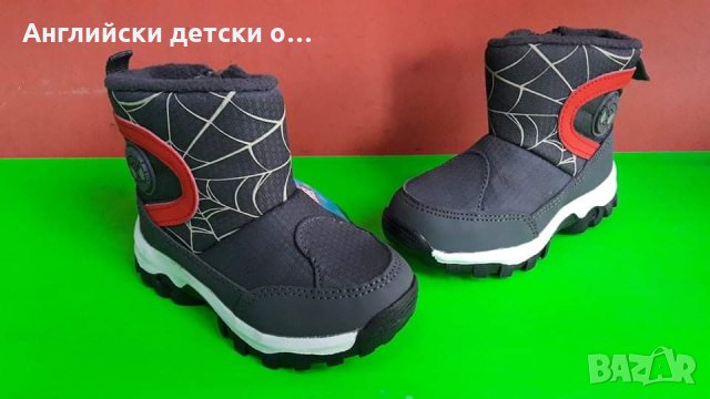 Английски детски апрески-SPIDER MAN, снимка 2 - Детски боти и ботуши - 35249919