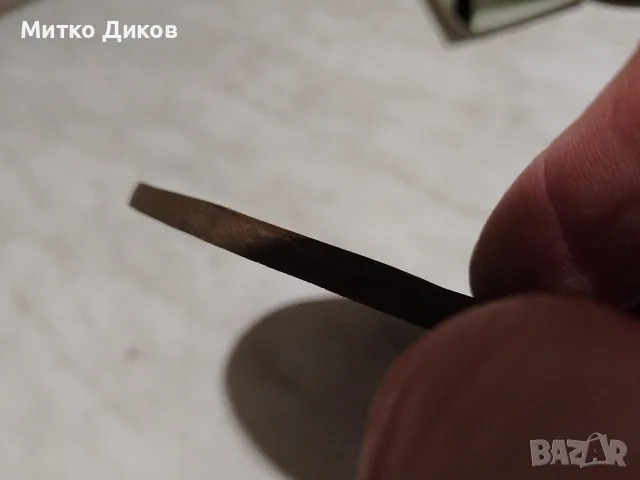 Плакет бронзов масивен 420 гр. фи133 мм и ден.6 мм Хаджи Димитър Гр.Ботев стих. текст.Тоз който падн, снимка 3 - Колекции - 56094848