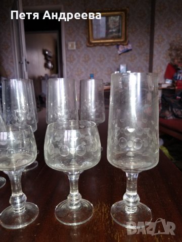 Стъклен сервиз от 34 части, снимка 4 - Сервизи - 37954273