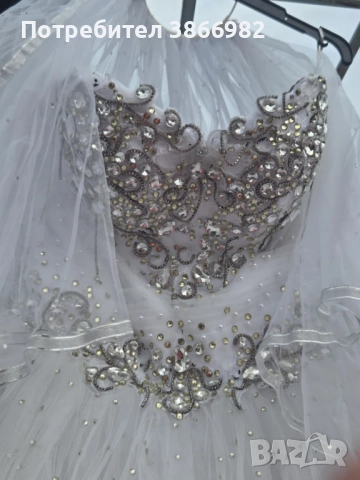 Булчинска Рокля, снимка 4 - Сватбени рокли - 52360629